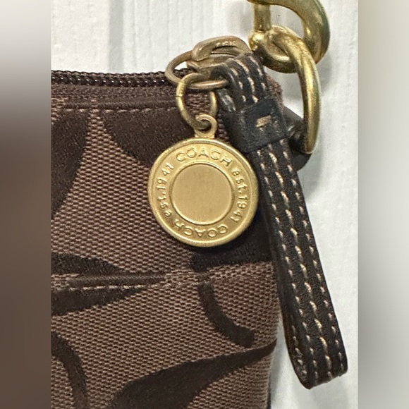 COACH Signature Swingpack Crossbody Bag Monogram Jacquard Leather Shoulder Bag - Picture 6 of 14